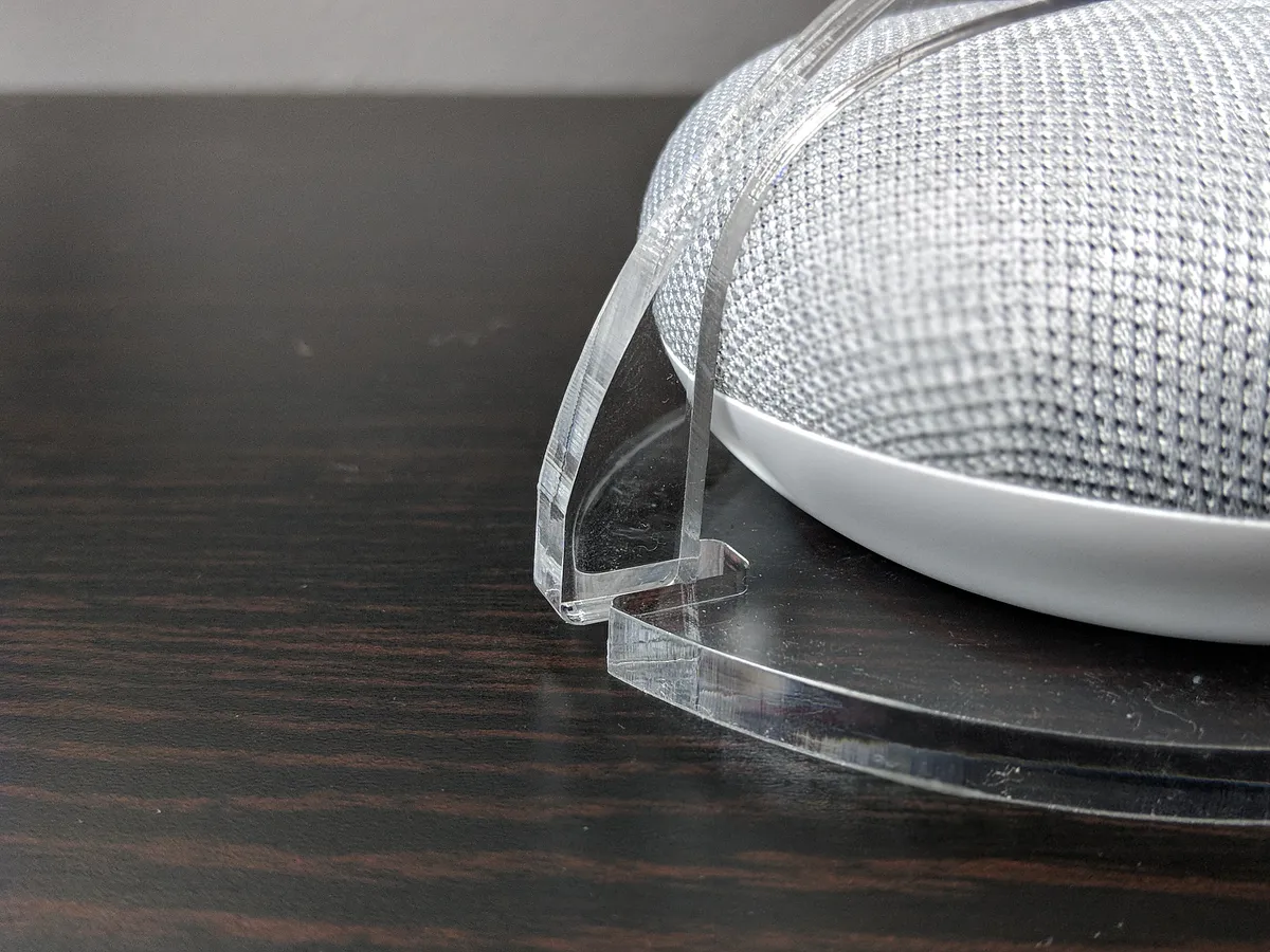 Holographic Lights for your Google Home Mini — Assemble the Stand