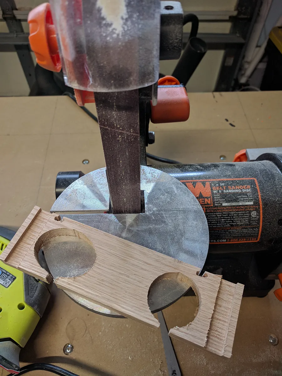 Man Shave(r Shelf) — Step 2: Sanding