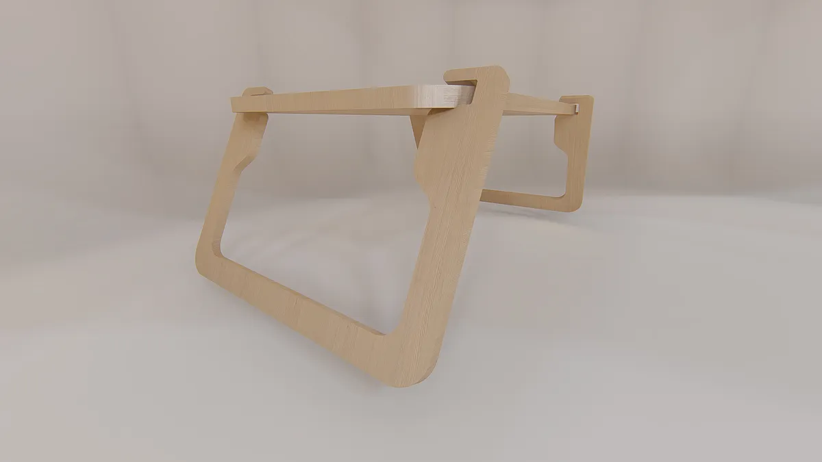 Plywood Bed Table - image 2