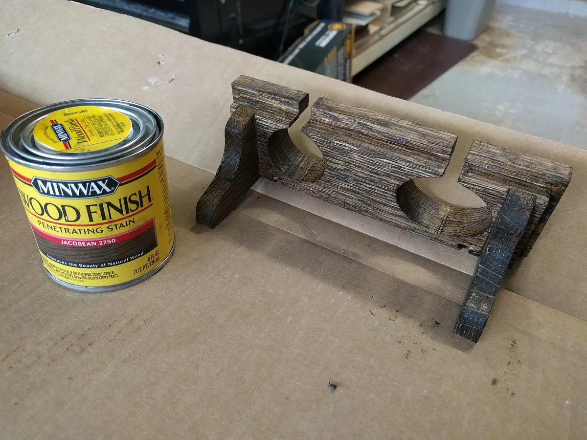 Man Shave(r Shelf) — Step 6: Stain and Seal