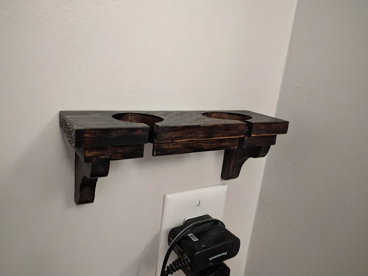 Man Shave(r Shelf) — Step 7:  Mount on Wall (image 2)