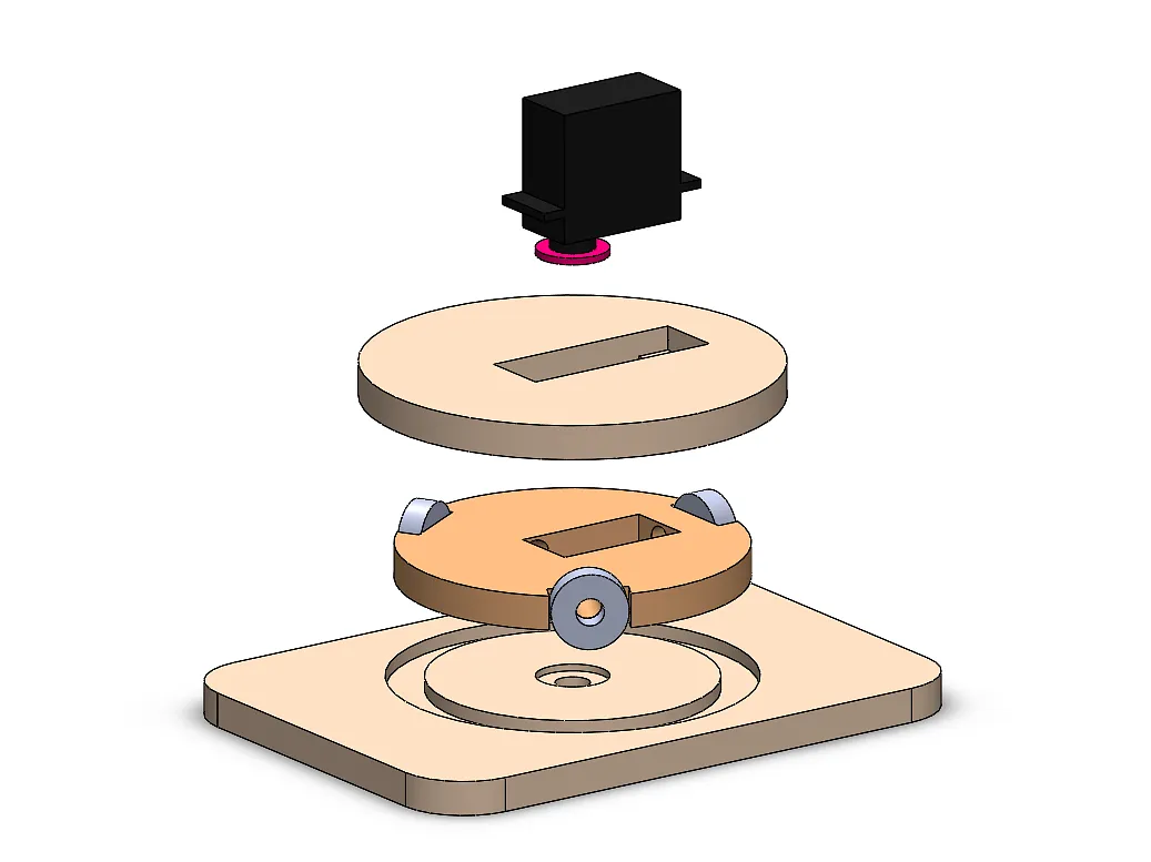 Desktop Robotic Arm — Assembly - base