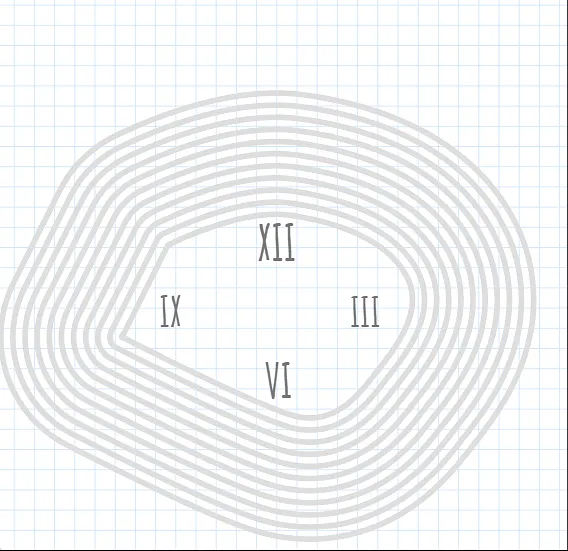 Walnut Roman Clock - image 1