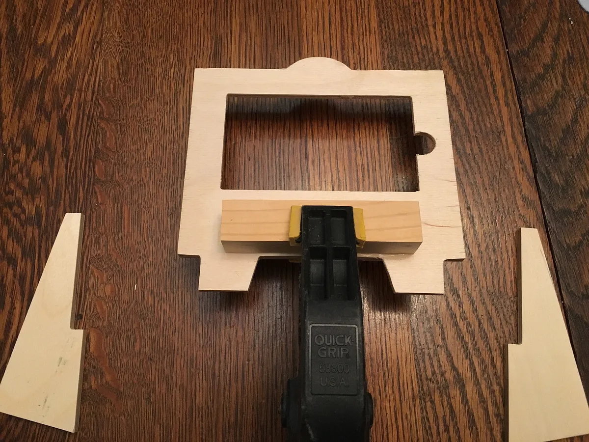 iPhone TV Stand — Dry fit pieces