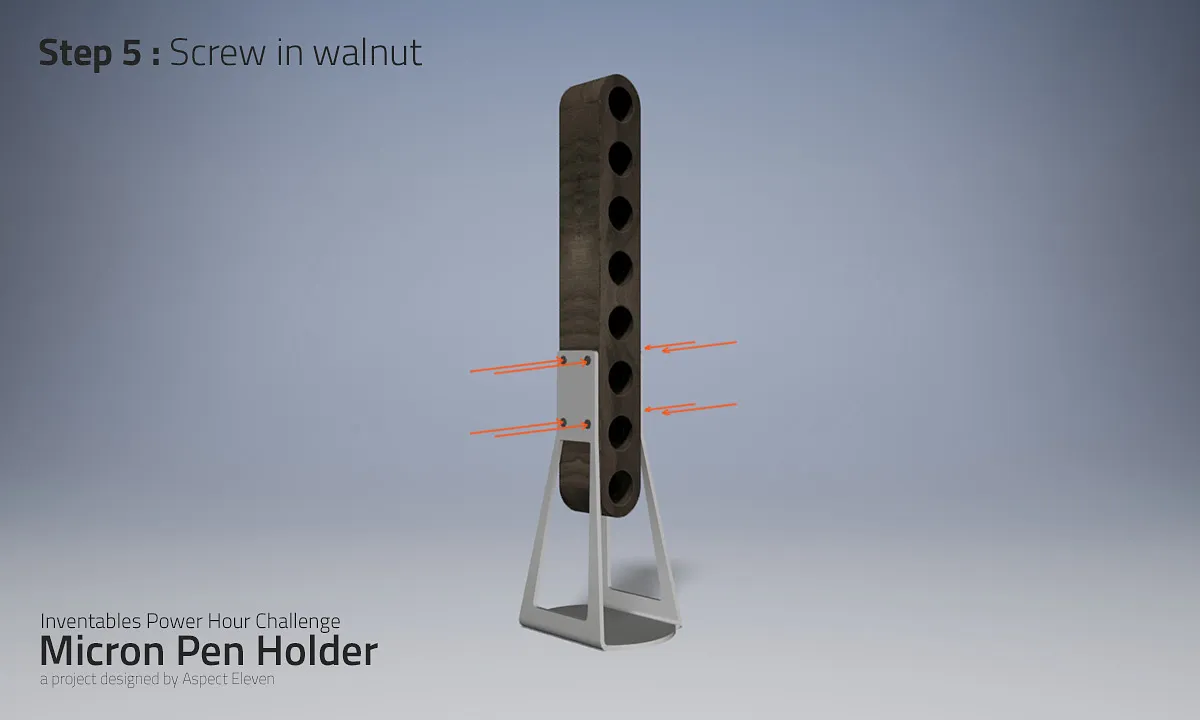 Micron Pen Holder — Parts, Assemble!