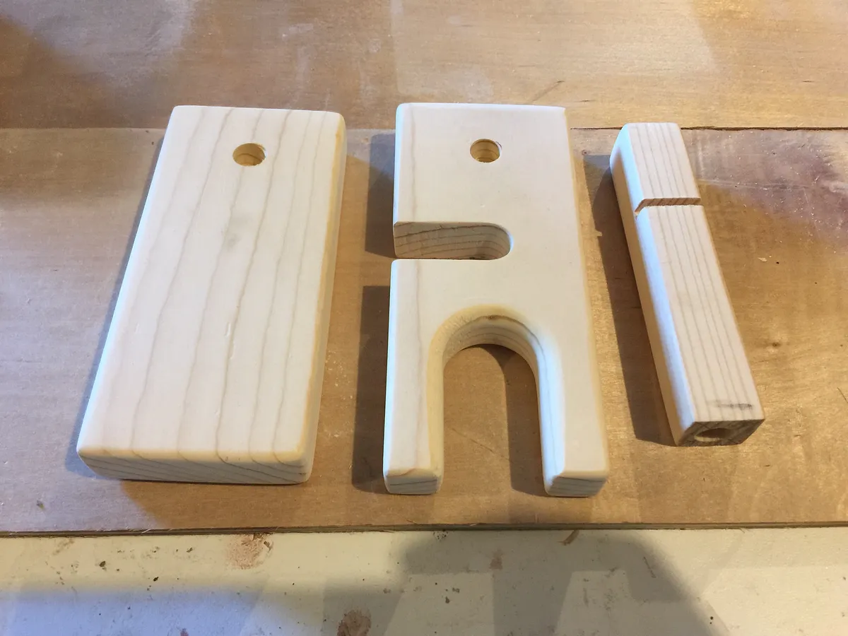 Shaving Stand — Sand and route edges!