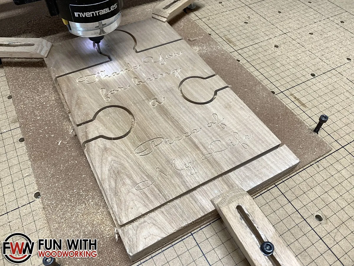 Puzzle piece plaque — Cut out the puzzle piece