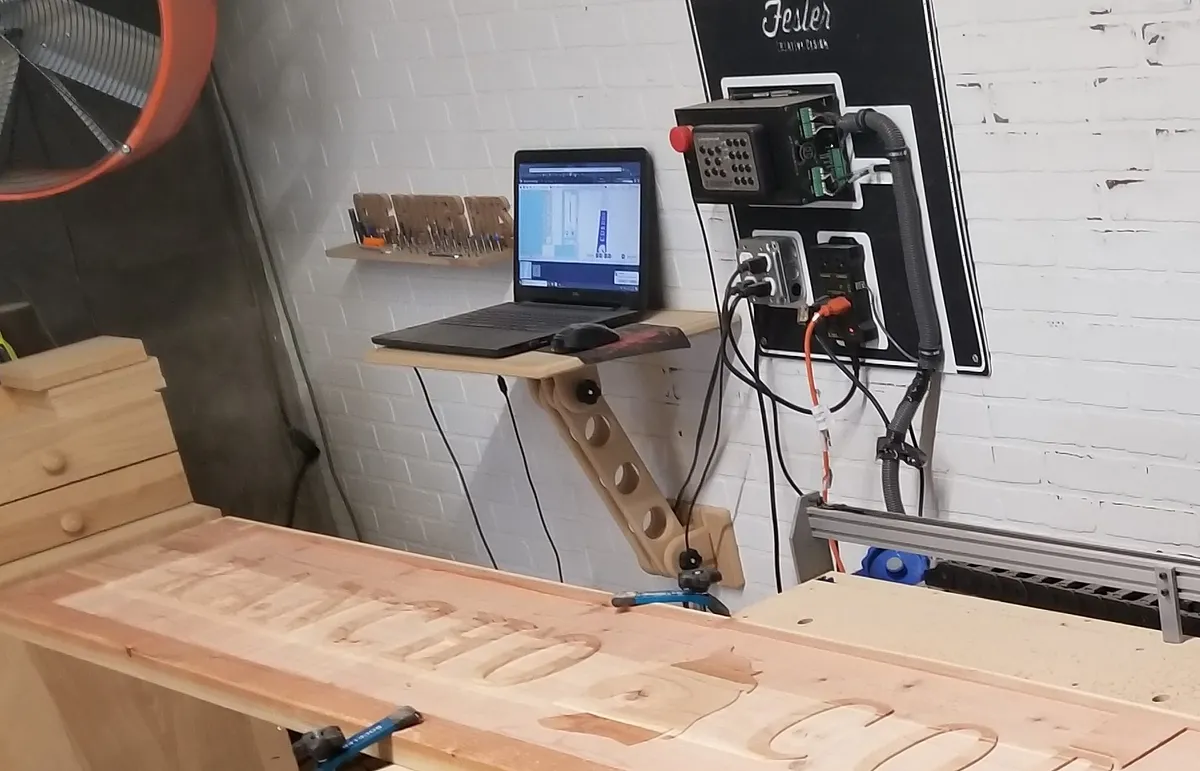 Articulating Wall Mount Laptop Stand - image 1