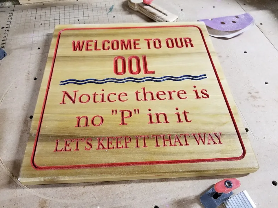 No "P" in pool please - image 1