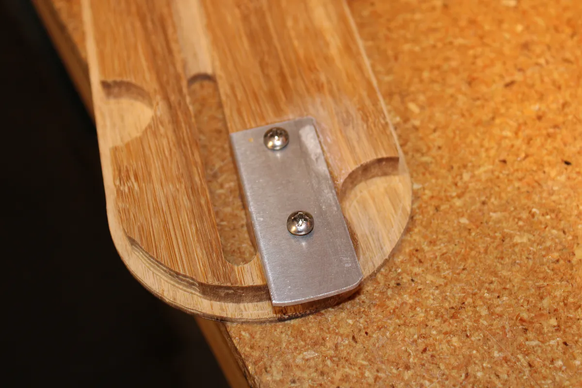 Ridgid R4512 Table Saw zero clearance insert — Aluminum Strap
