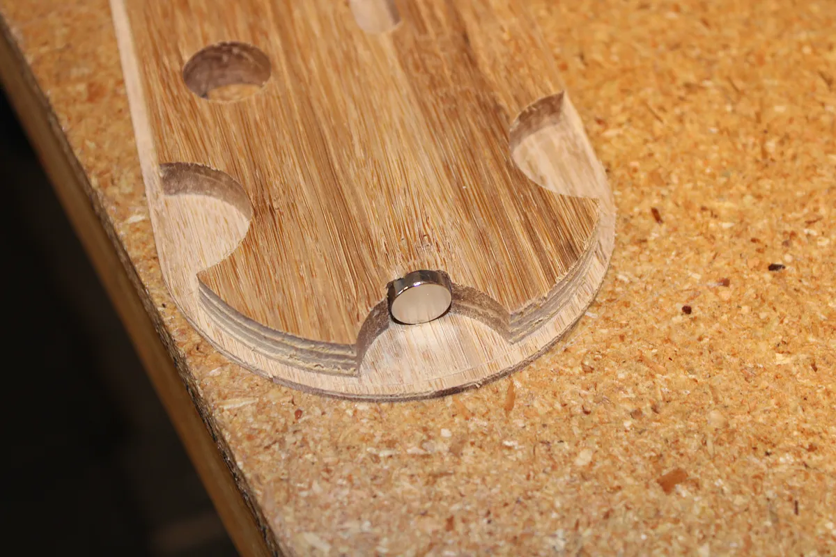 Ridgid R4512 Table Saw zero clearance insert — Optional Magnet