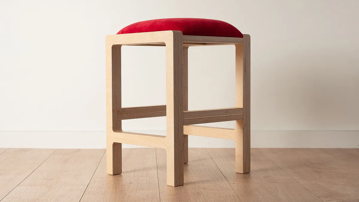Plywood Stool - image 1