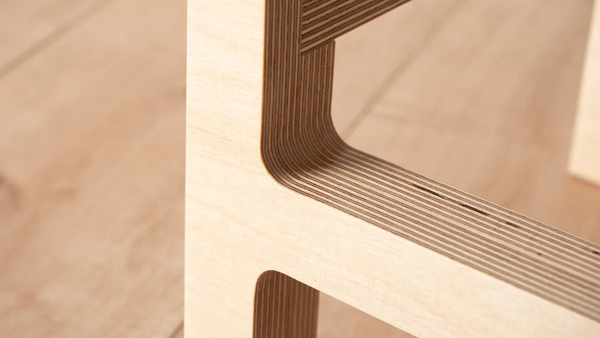 Plywood Stool - image 2