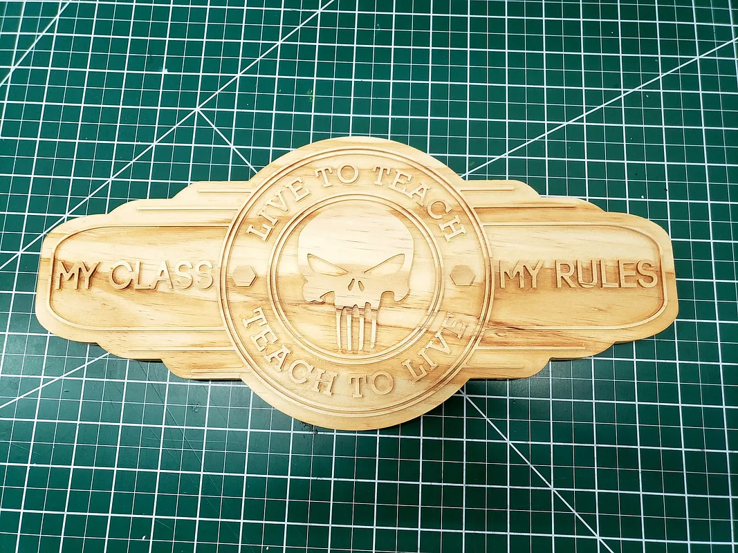 Punisher Teacher Sign - Pocketing - image 3