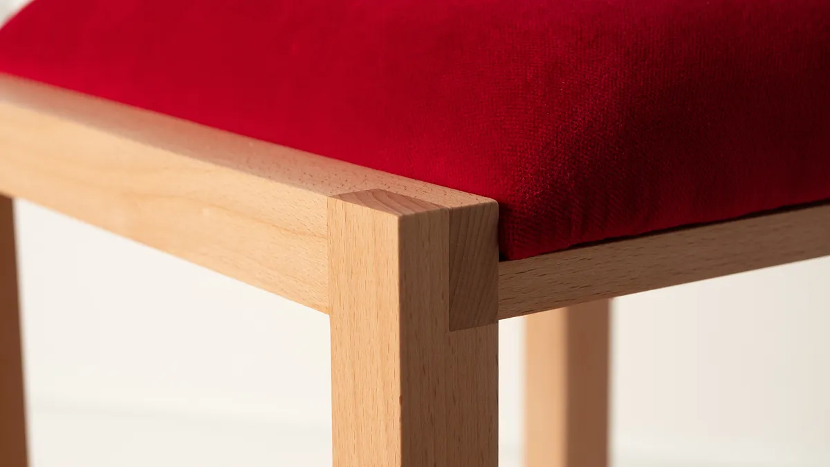 Solid Wood Stool - Half Lap Joints - image 3