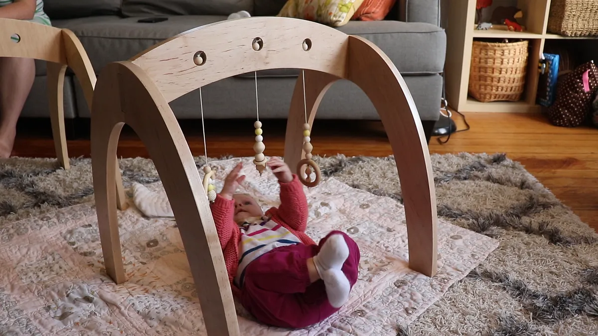 wooden baby gym — How to make a wooden baby gym