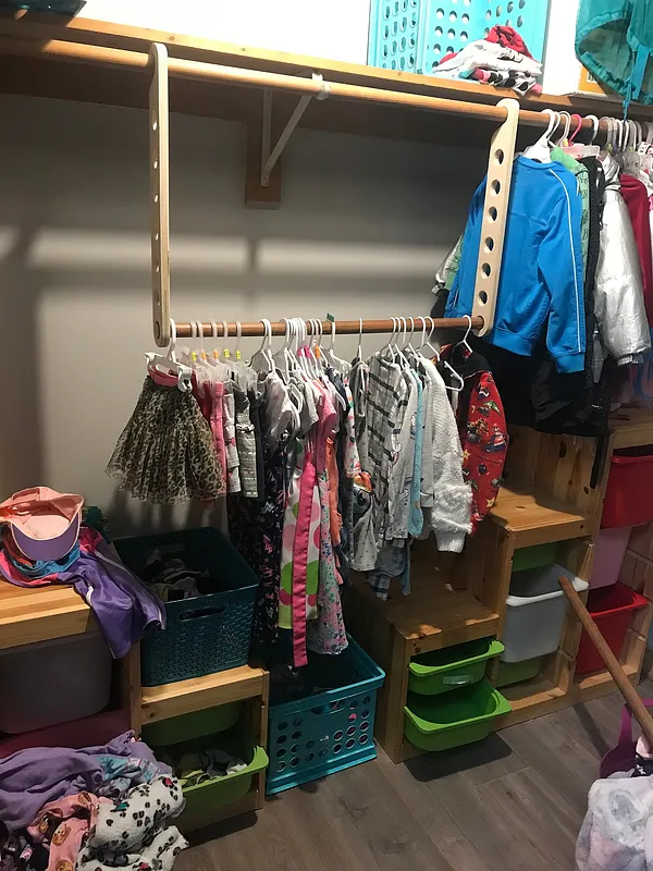 Adjustable Closet Rod Holder - image 1
