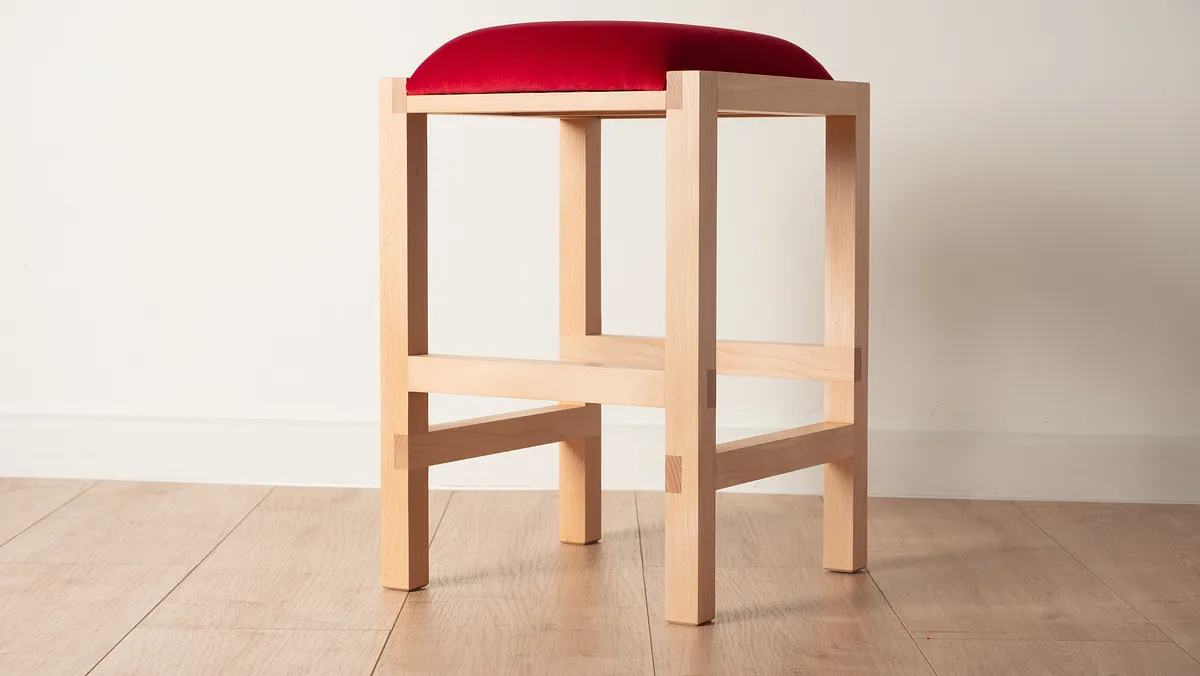 Solid Wood Stool - Half Lap Joints - image 7