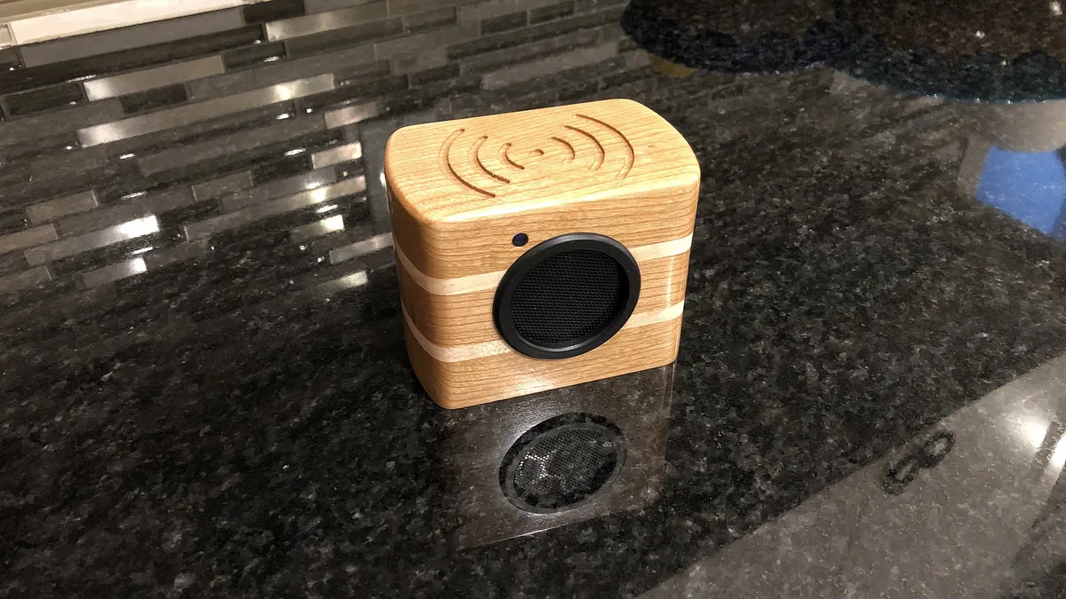 Bluetooth Speaker with Wireless Charger - image 1