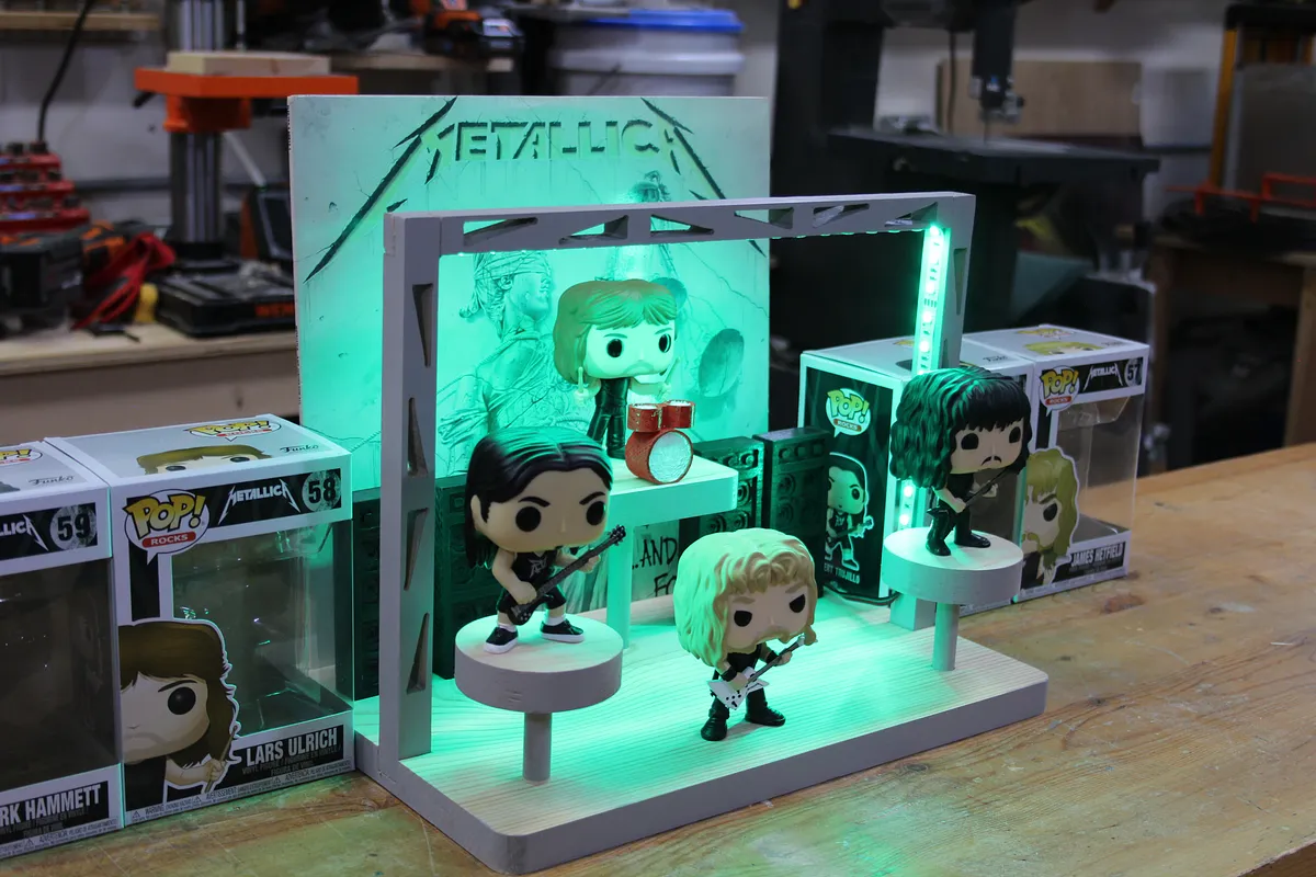Funko Pop Rocks Stage Set - image 4