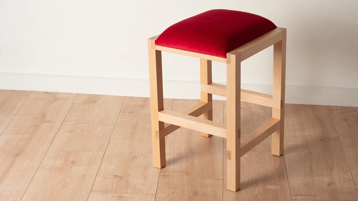 Solid Wood Stool - Half Lap Joints - image 8
