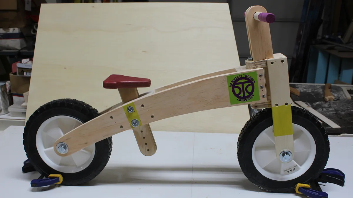 Toddler Balance Bike Parts — Adjust the seat height