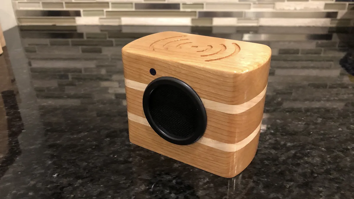 Bluetooth Speaker with Wireless Charger - image 2