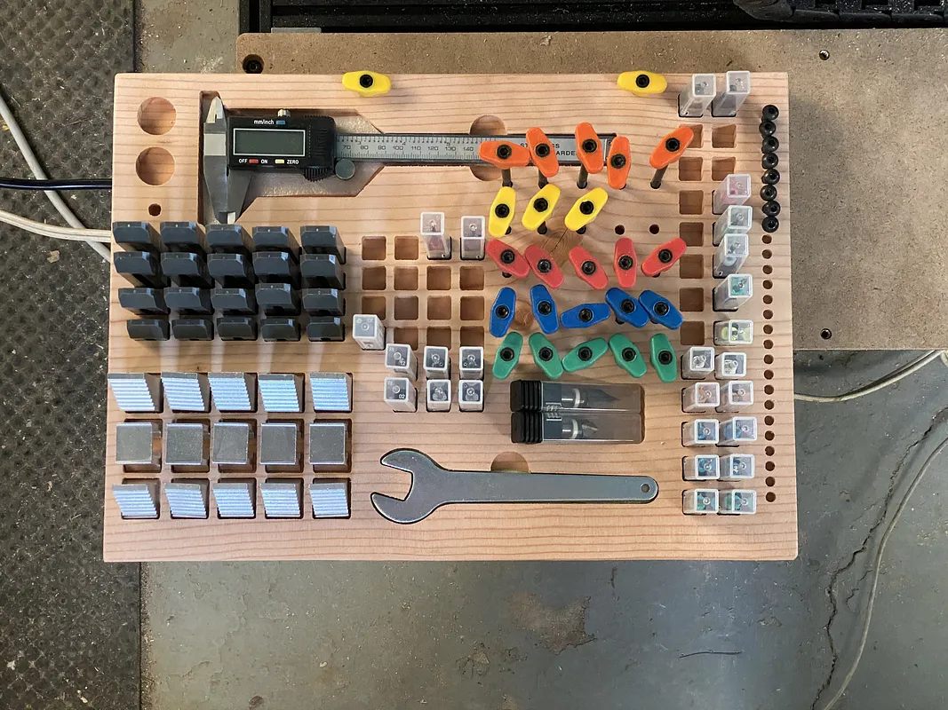 Remake of "CNC Clamp and Tool storage" - image 1