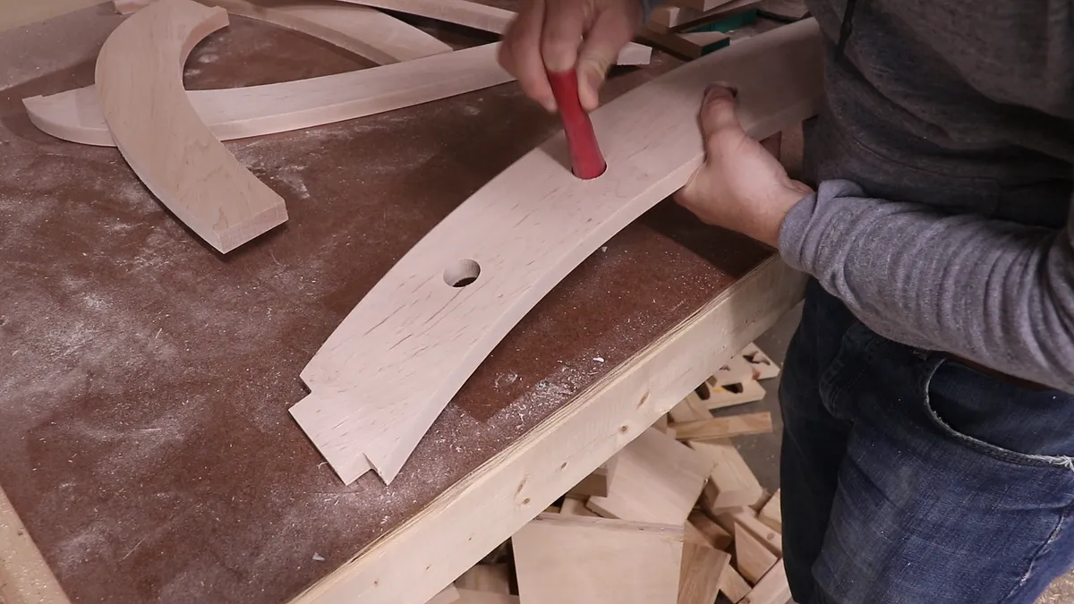 wooden baby gym — How to make a wooden baby gym (image 6)