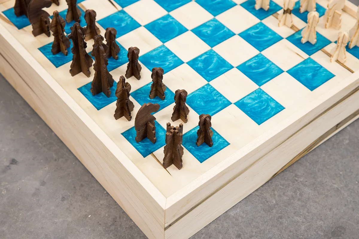 DIY Chess and Checkers Board - image 6