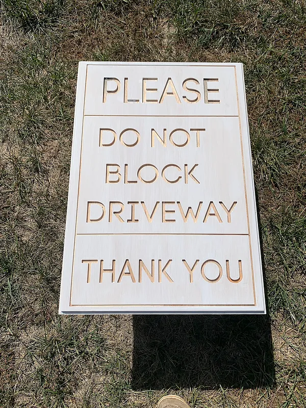 Driveway Sign - image 1