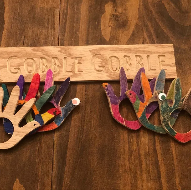Hand Turkey Napkin Rings - image 2