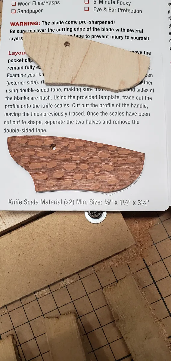 WoodRiver Side Lock Folder Scales — Pocketknife Scale Instructions (image 6)