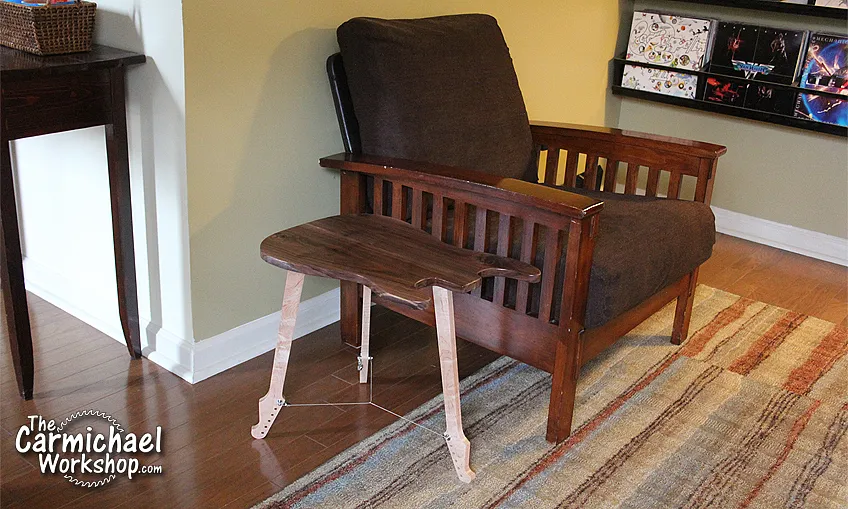 Guitar Shaped Side Table - image 1