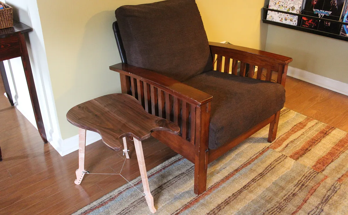 Guitar Shaped Side Table — Sand, Assemble, and Finish! (image 2)