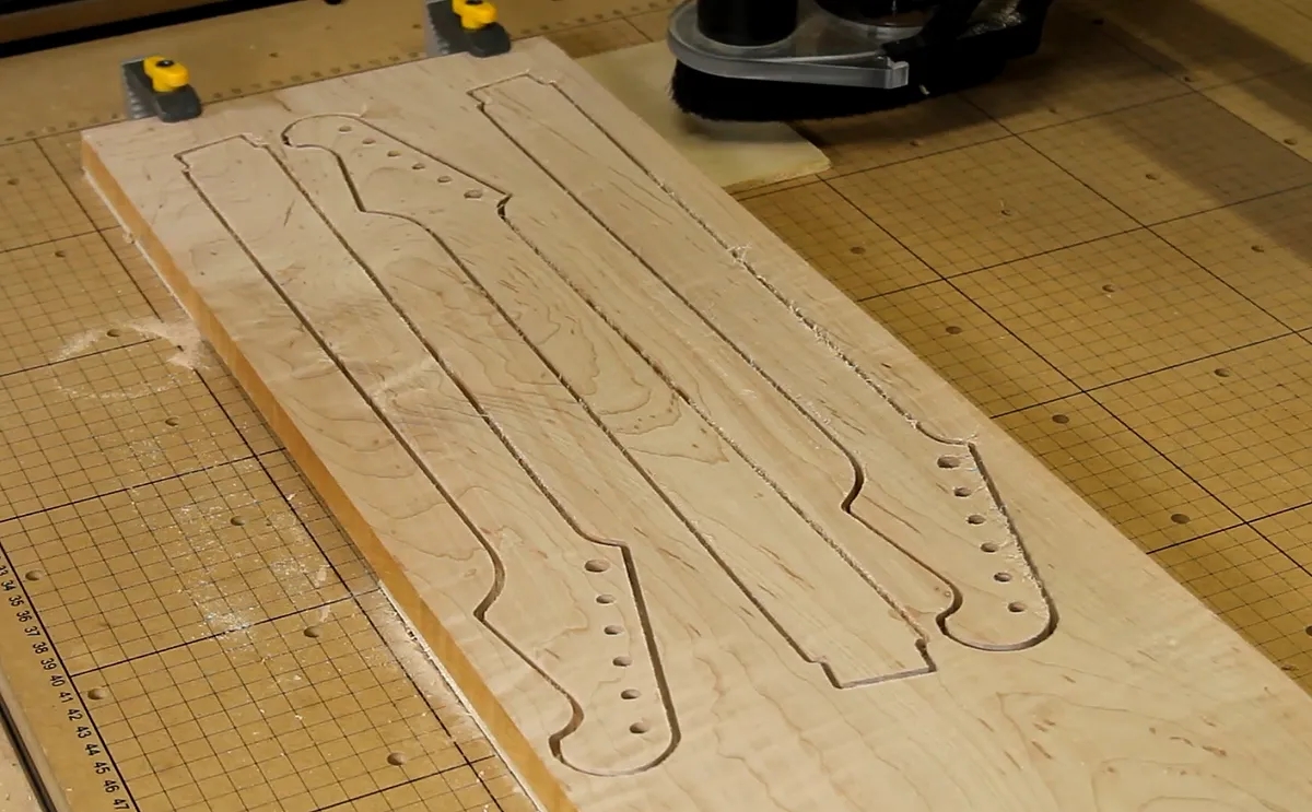 Guitar Shaped Side Table — Carve the Top and Legs! (image 2)