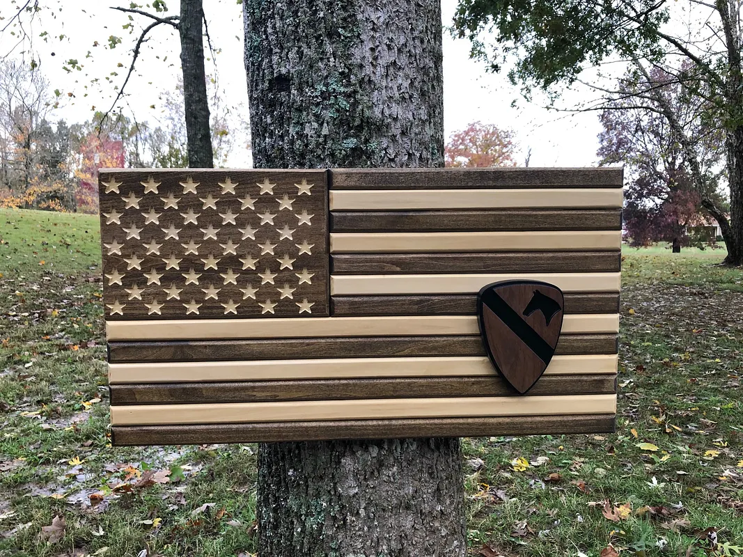 1st Air Cav US Flag - image 1