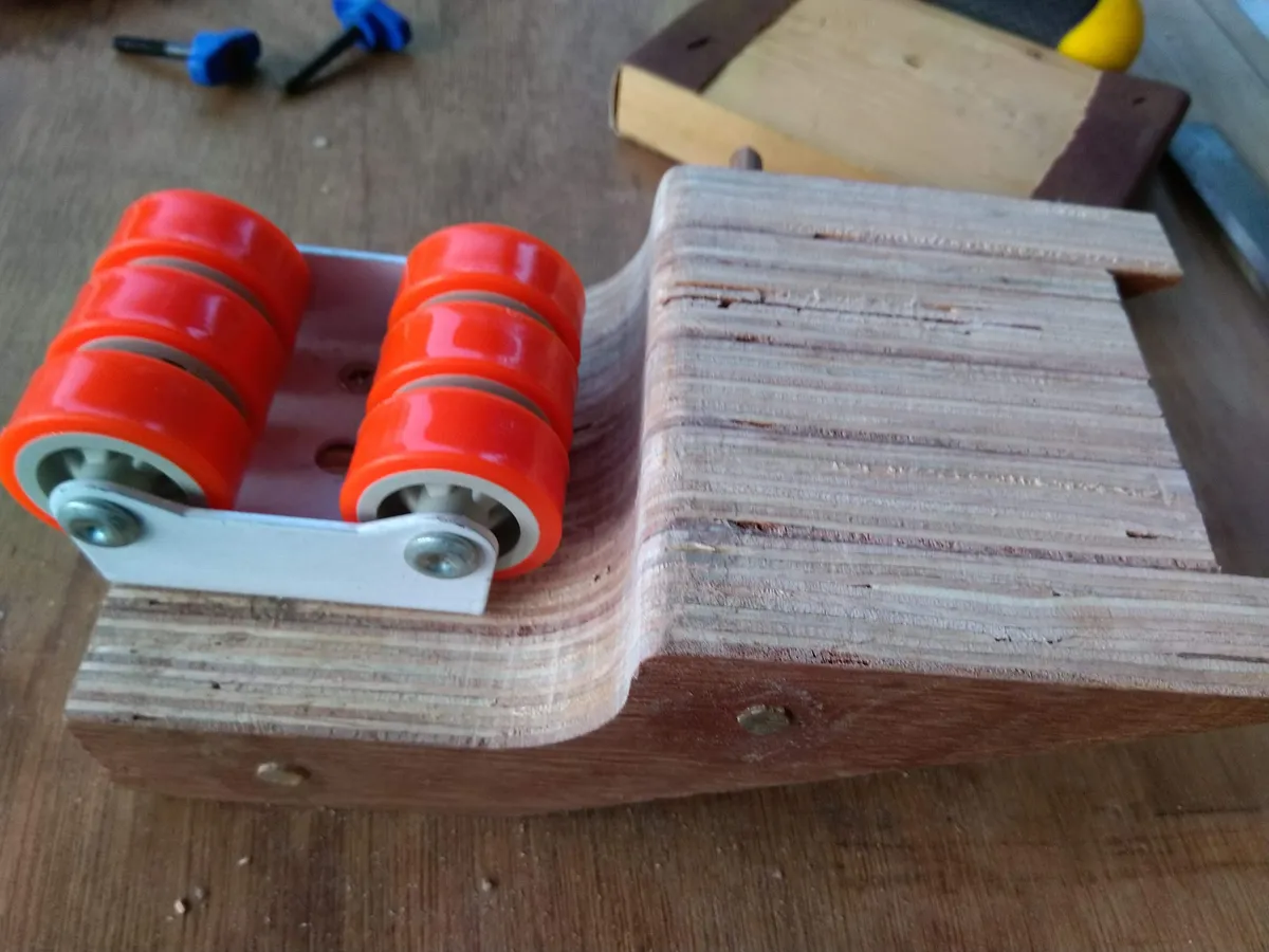 Honing Jig — Fix the castor wheel