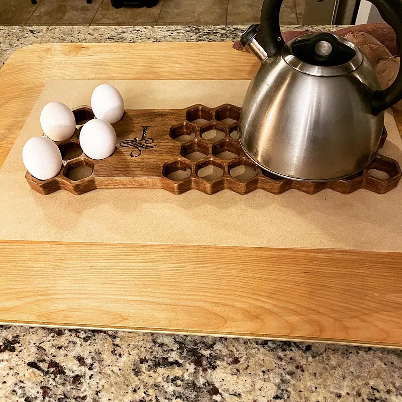 Honeycomb Egg Trivet - image 2