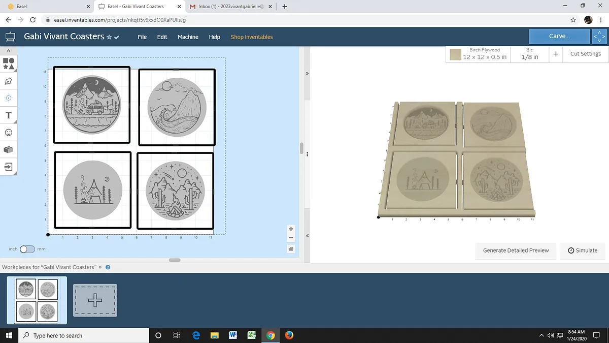 Gabi Vivant Coasters - image 1