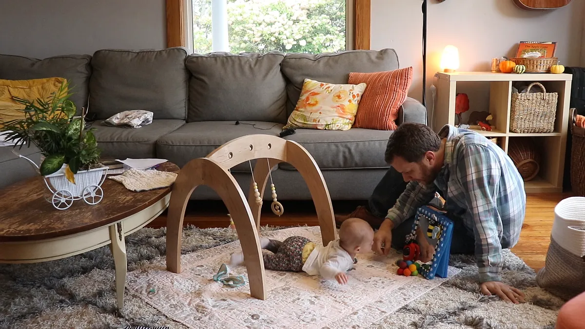wooden baby gym — How to make a wooden baby gym (image 15)
