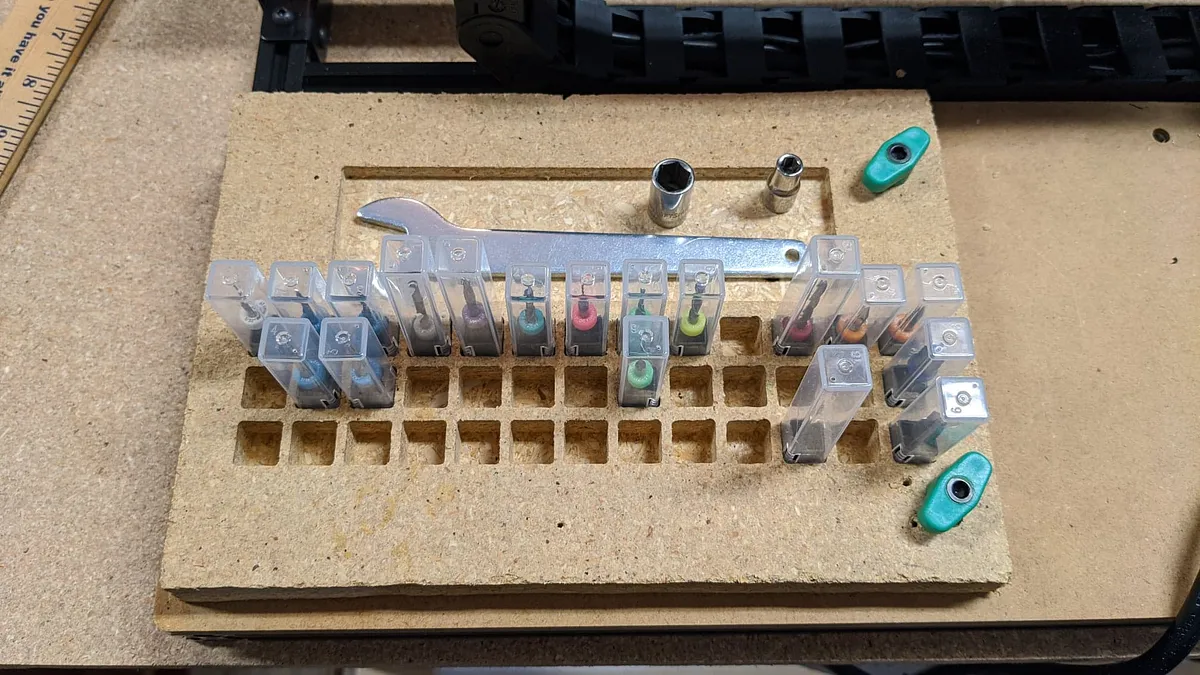 simple wrench and bit board - image 1