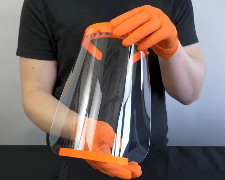 Prusa RC2 COVID19 Faceshield template - image 1