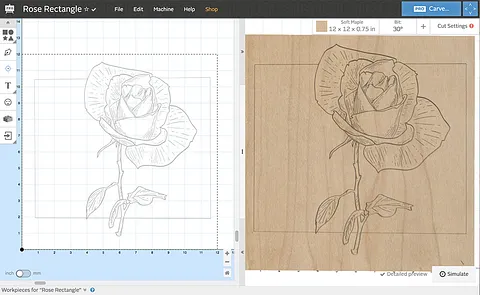 Rose Rectangle