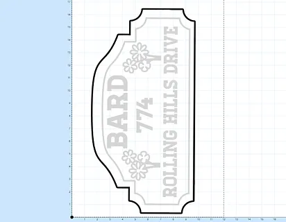 address sign  