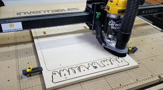Vinyl Record Now Playing Rack — Carve It!