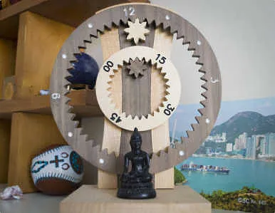 Hanging Gear Clock - Gears - image 1