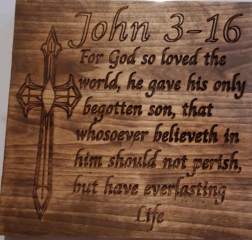 John 3-16 Cross - image 1