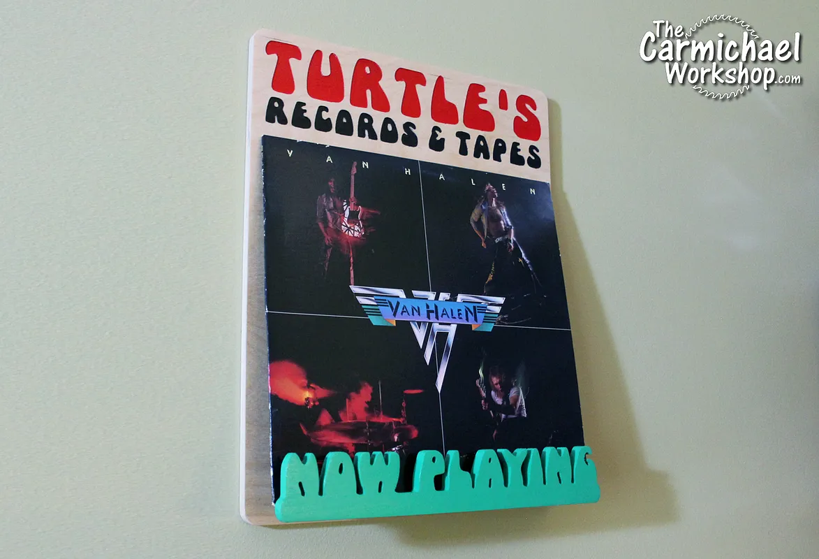 Vinyl Record Now Playing Rack - image 1