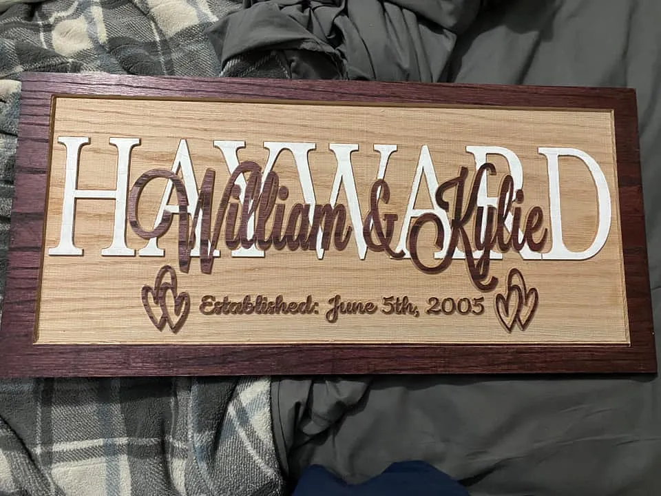 11.25x24 Anniversary sign - image 1